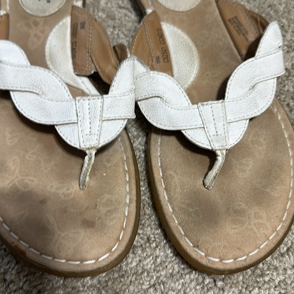 BOC Born Concept White Braided Sandal Size 9 - Picture 4 of 5